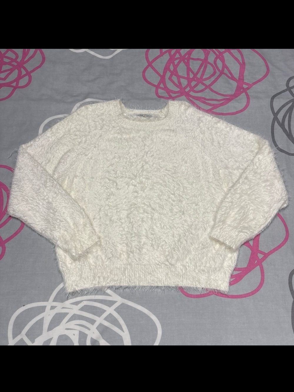 Z Supply Fuzzy White Sweater